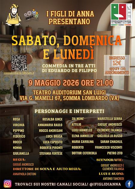 Sabato, domenica e lunedì