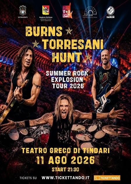 Summer Rock explosion tour 2026 : Burns , Torresani , Hunt