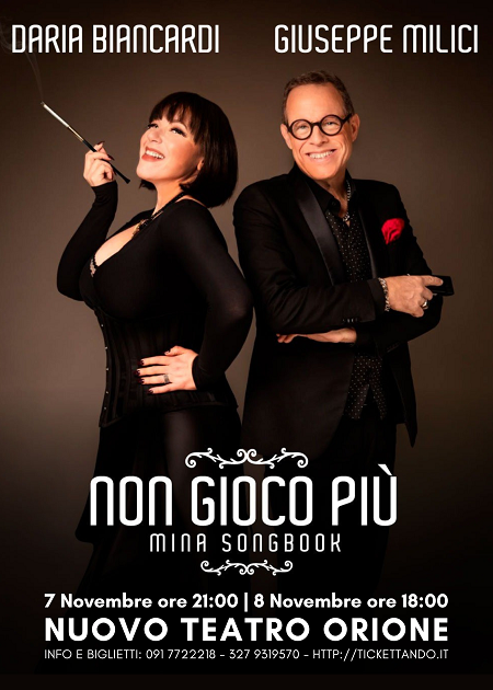 Daria Biancardi e Giuseppe Milici - Non gioco più, Mina songbook