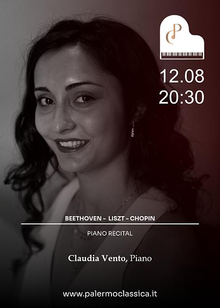 Prometheus Concert Series, Claudia Vento Piano Recital - Palermo Classica