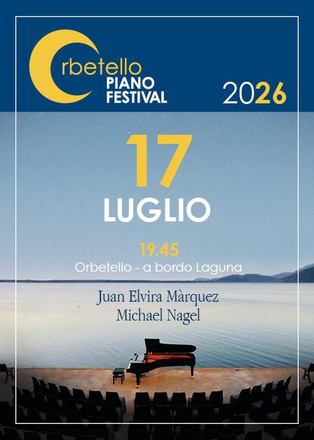 “A bordo laguna” Juan Elvira Marquez, pianoforte Michael Nagel, pianoforte