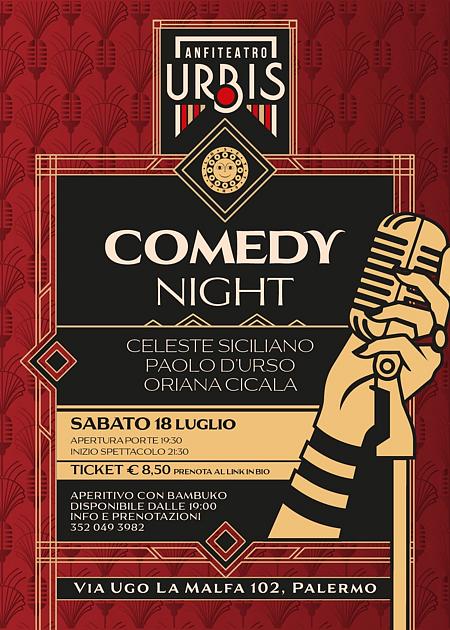 Comedy Night: Celeste Siciliano, Paolo D'Urso, Oriana Cicala