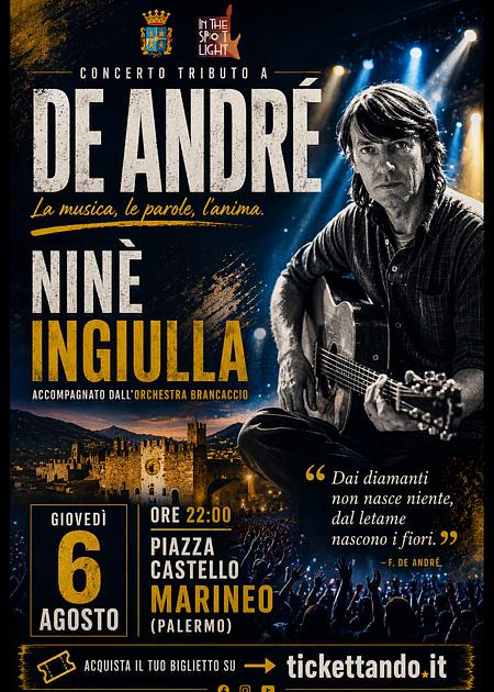 Tributo a De Andrè - Ninè Ingiulla - Marineo Fest 2026