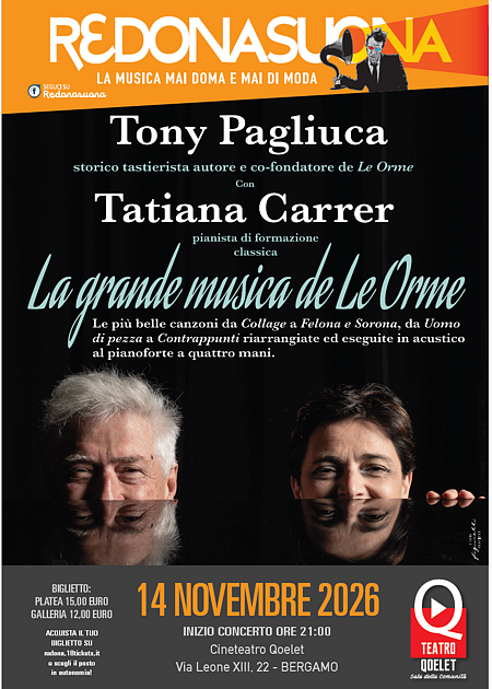LA GRANDE MUSICA DE LE ORME - REDONA SUONA