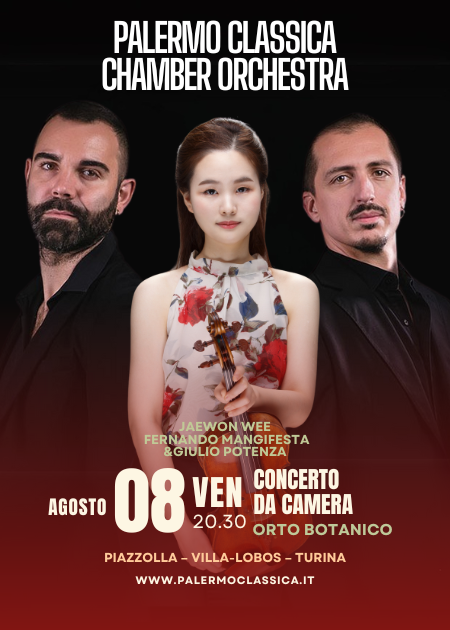 Palermo Classica- Concerto da Camera Jaewon Wee / Fernando Mangifesta / Giulio Potenza