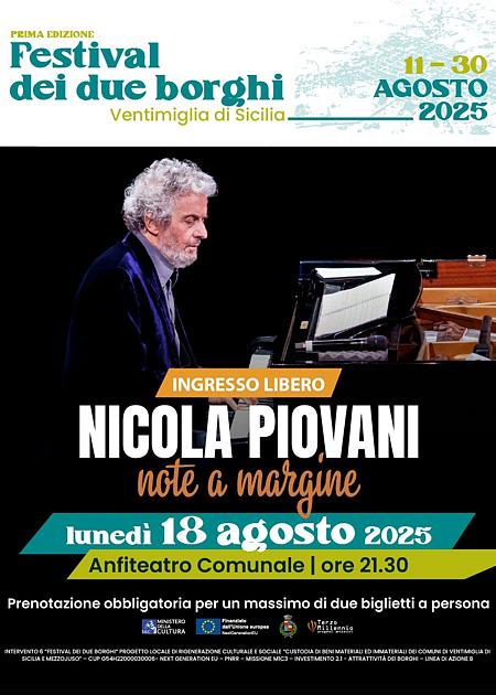 Nicola Piovani "Note a Margine" - Festival dei due Borghi