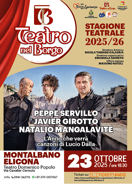 L'ANNO CHE VERRA' - Beppe Servillo - Javier Girotto - Natalio Mangalavite