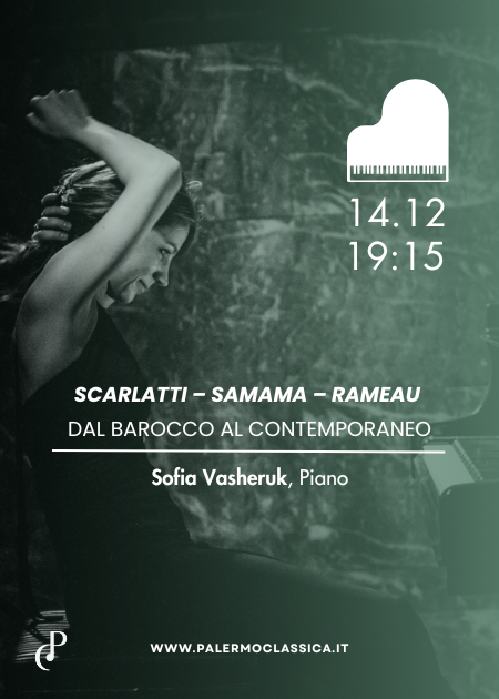 Sofia Vasheruk Piano Recital Palermo Classica 