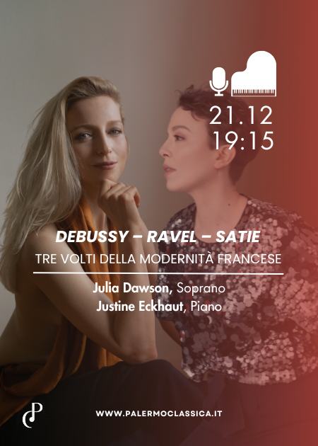 Justine Eckhaut & Julia Dawson Recital per Soprano e Pianoforte Palermo Classica