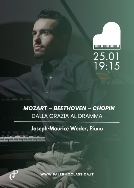 Joseph-Maurice Weder Piano Recital Palermo Classica