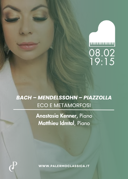 Anastasia Kenner & Matthieu Idmtal Piano Recital per due pianoforti Palermo Classica