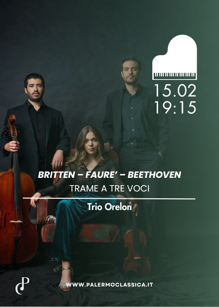 Trio Orelon Piano Recital Palermo Classica