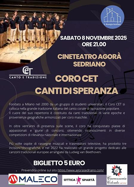 Canti di speranza - Coro Cet