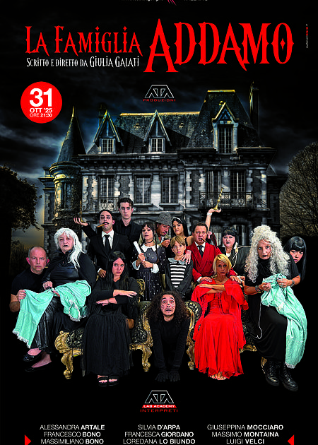 La notte di Halloween con la famiglia Addamo