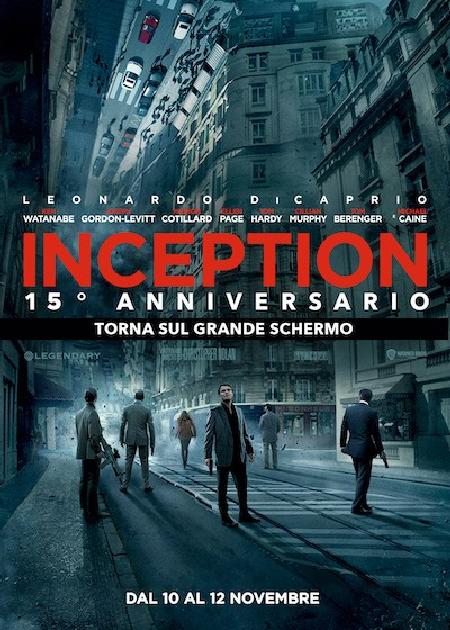 INCEPTION - 15° ANNIVERSARIO