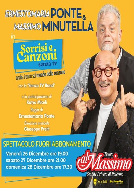 Ponte e Minutella in "Sorrisi e Canzoni" senza TV