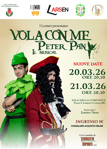 VOLA CON ME - peter pan il musical