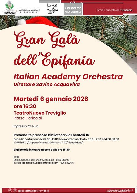 GRAN GALA DELL'EPIFANIA 2026 