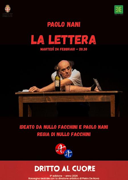 LA LETTERA di e con Paolo Nani
