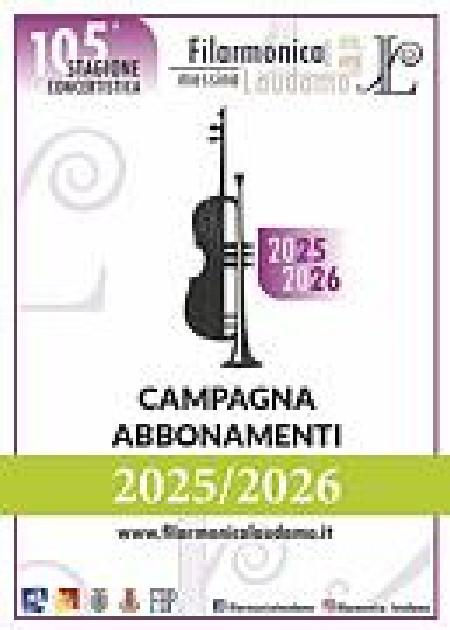 Abbonamento Stagione 2025-26 Filarmonica Laudamo 21