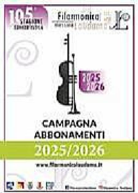 Abbonamento Stagione 2025-26 Filarmonica Laudamo 7