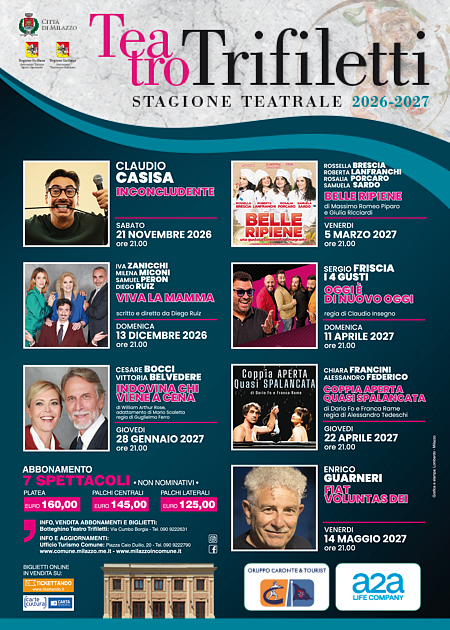 Abbonamento Teatro Trifiletti Stagione 2026/27