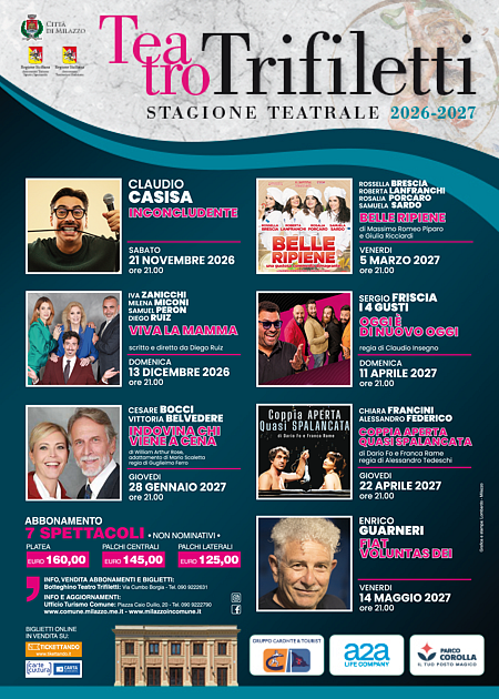 Abbonamento Teatro Trifiletti Stagione 2026/27