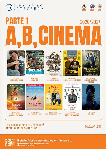 Rassegna A,B...Cinema 2026-2027 1' parte