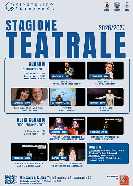 Rassegna teatro 2026-2027