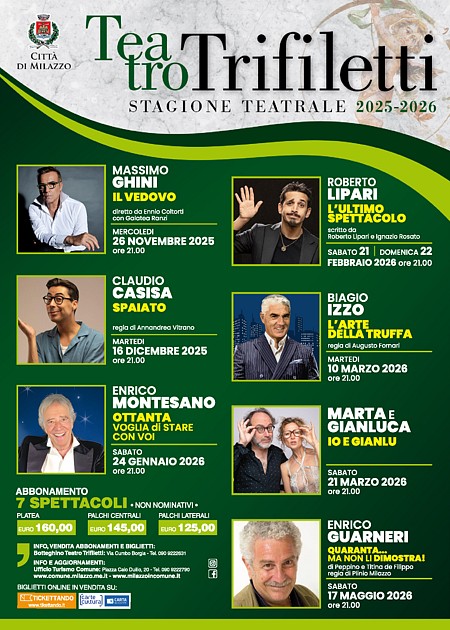 Stagione Teatro Trifiletti 2025-2026
