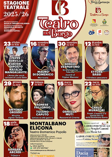 Abb Stagione Teatrale Teatro nel Borgo 2025-2026