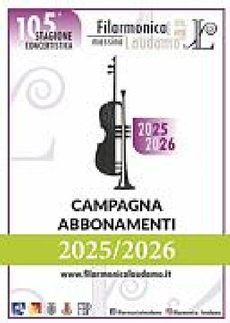 Abbonamento Stagione 2025-26 Filarmonica Laudamo 29