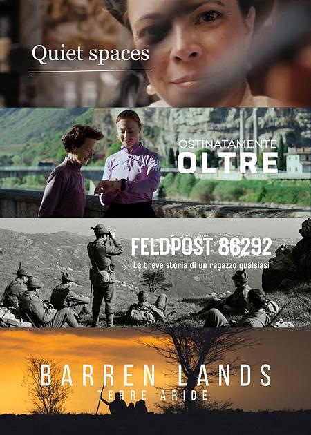 QUIET SPACES + OSTINATAMENTE OLTRE + FELDPOST 86292 - LA BREVE GUERRA DI UN RAGAZZO QUALSIASI + TERRE ARIDE