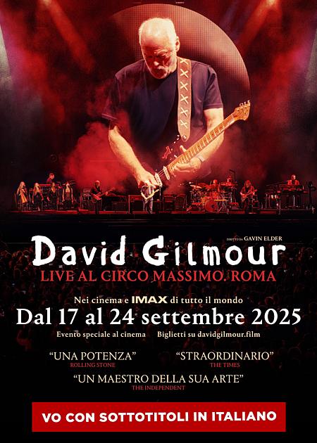 DAVID GILMOUR LIVE AL CIRCO MASSIMO. ROMA