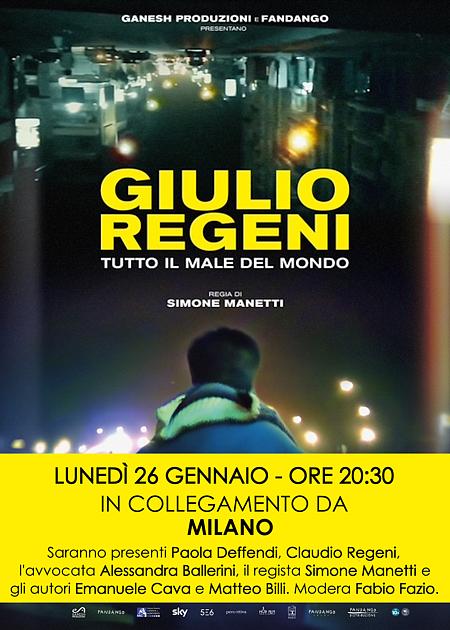 GIULIO REGENI. TUTTO IL MALE DEL MONDO