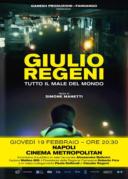 GIULIO REGENI. TUTTO IL MALE DEL MONDO
