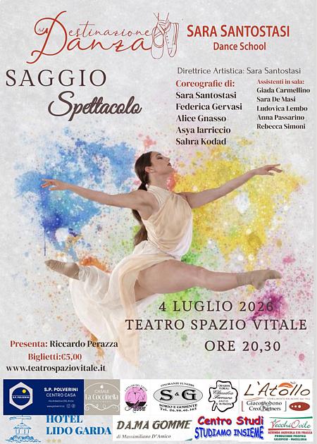SARA SANTOSTASI - SAGGIO SPETTACOLO