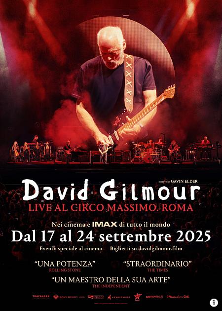 DAVID GILMOUR LIVE AL CIRCO MASSIMO. ROMA