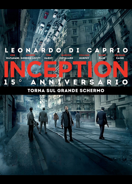 INCEPTION - 15° ANNIVERSARIO