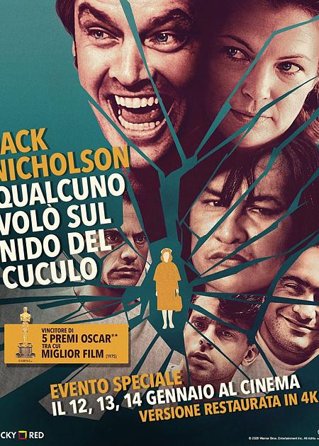 QUALCUNO VOLO' SUL NIDO DEL CUCUIO 4K (RIED.) -V.O. SOTTOTITOLATA IN ITALIANO