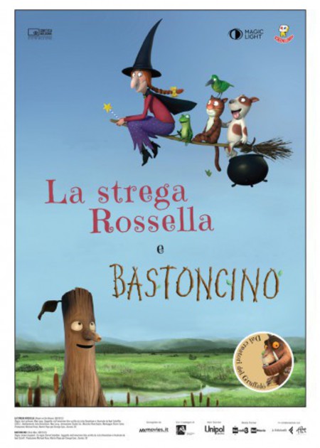 LA STREGA ROSSELLA E BASTONCINO VERS.ORIG.SOTT.