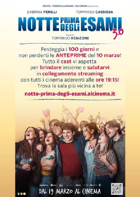 NOTTE PRIMA DEGLI ESAMI 3.0 - STREAMING CON IL CAST