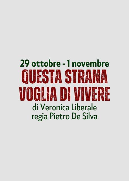 Questa strana voglia di vivere