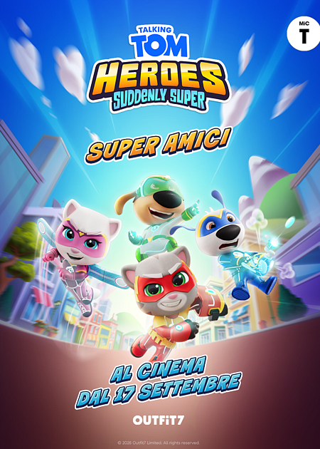 TALKING TOM HEROES SUPER AMICI AL CINEMA