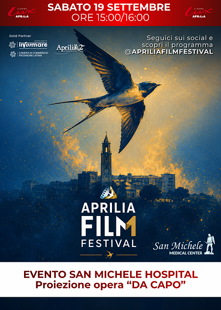 APRILIA FILM FESTIVAL - SABATO 19 SETTEMBRE ORE 15:00