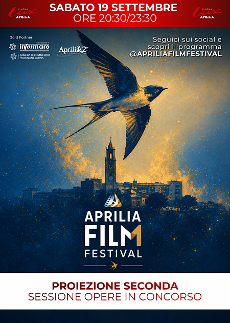 APRILIA FILM FESTIVAL - SABATO 19 SETTEMBRE ORE 20:00
