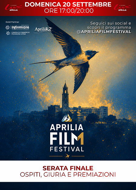 APRILIA FILM FESTIVAL - DOMENICA 20 SETTEMBRE ORE 17:00