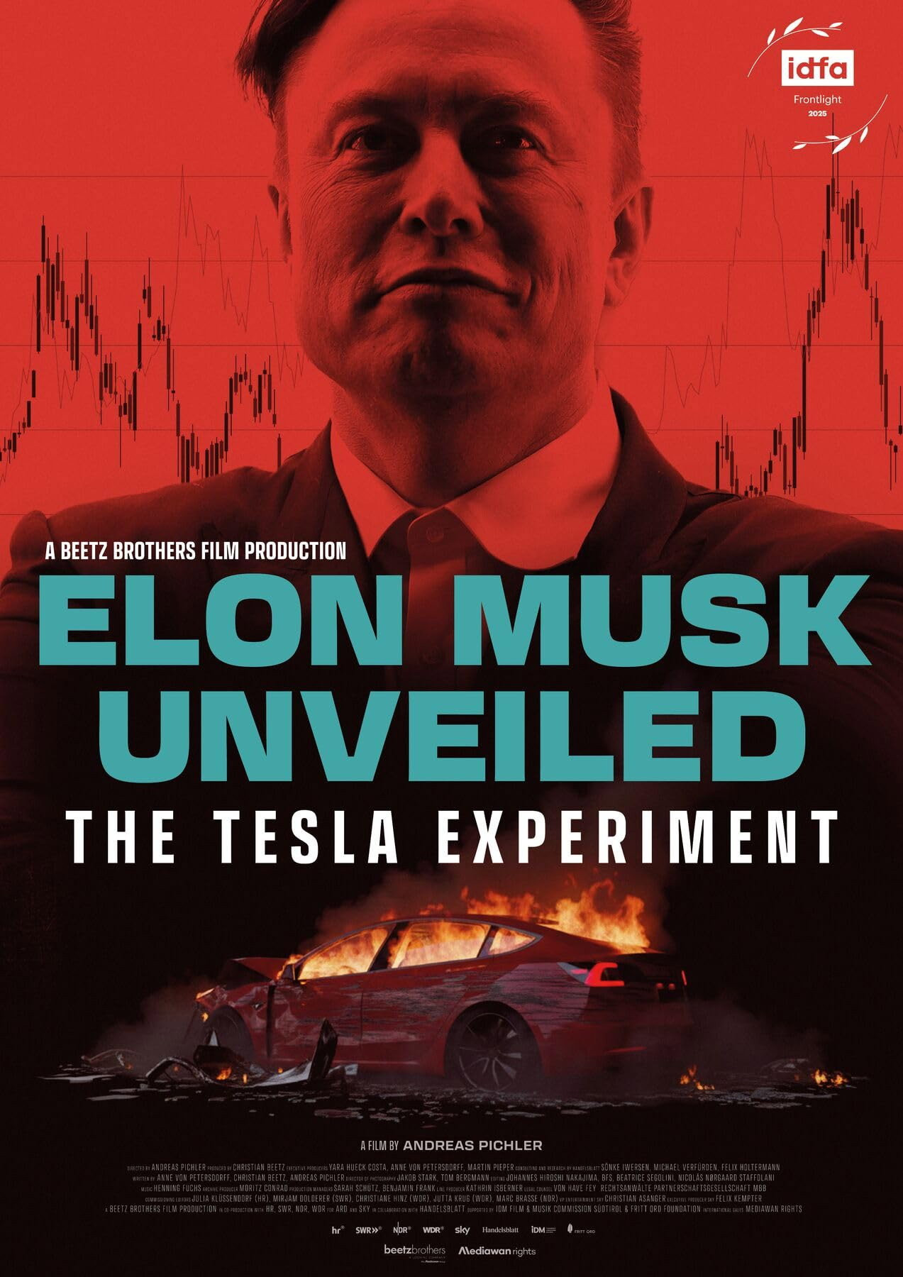 Locandina del film Elon musk uncovered. the tesla experiment