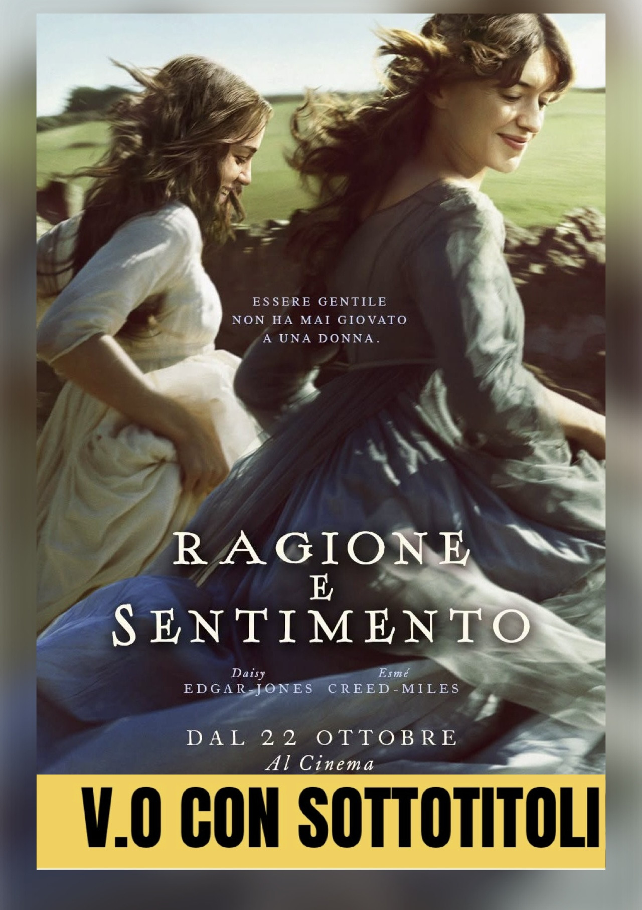 Locandina del film Ragione e sentimento (sense and sensibility) - v. o.