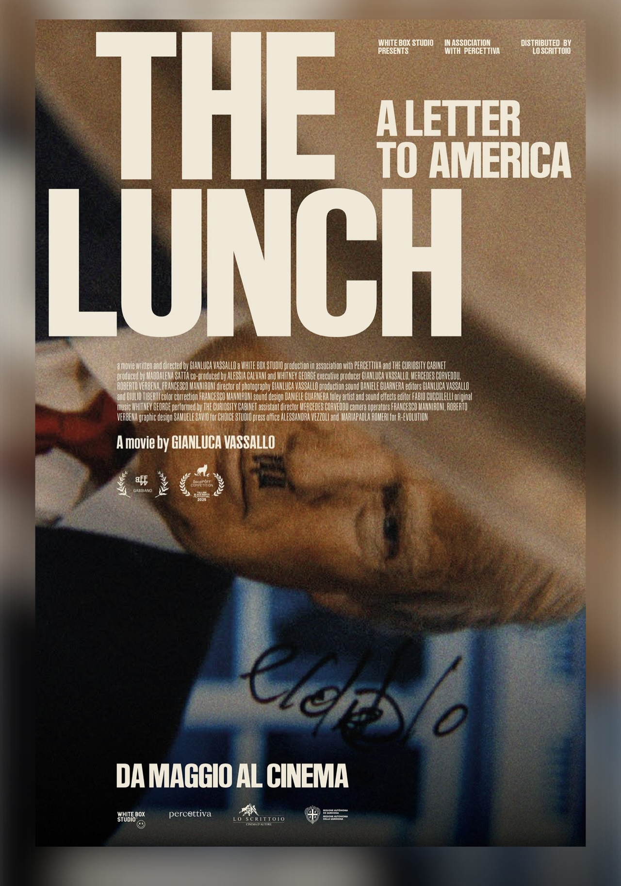 Locandina del film The lunch - a letter to america